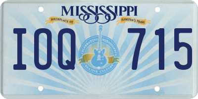 MS license plate IOQ715