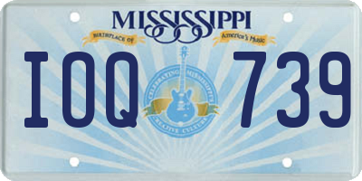MS license plate IOQ739