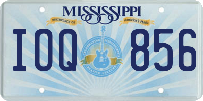 MS license plate IOQ856