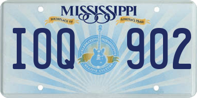 MS license plate IOQ902