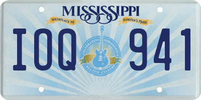 MS license plate IOQ941