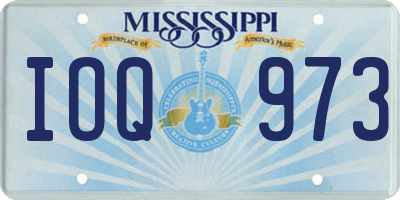 MS license plate IOQ973