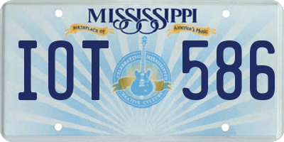 MS license plate IOT586