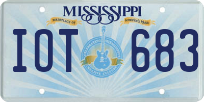 MS license plate IOT683