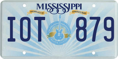 MS license plate IOT879