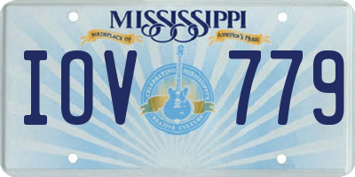 MS license plate IOV779