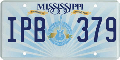 MS license plate IPB379