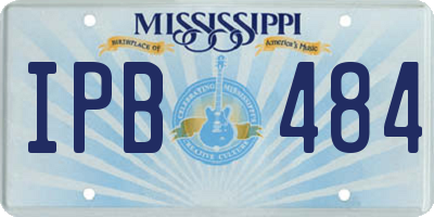 MS license plate IPB484