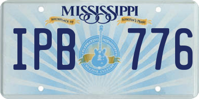 MS license plate IPB776