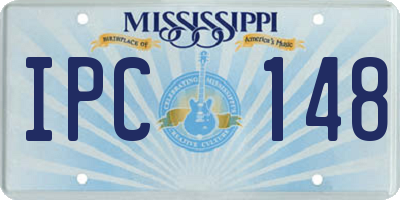 MS license plate IPC148