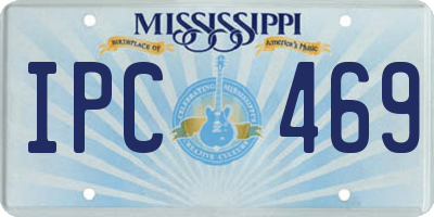 MS license plate IPC469