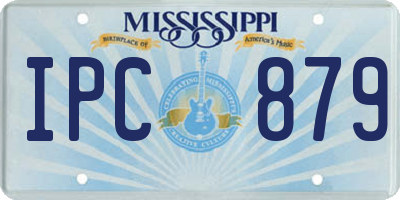 MS license plate IPC879