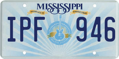 MS license plate IPF946