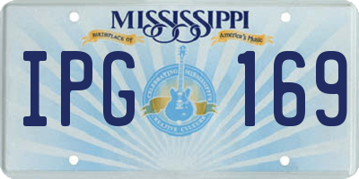 MS license plate IPG169