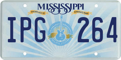 MS license plate IPG264