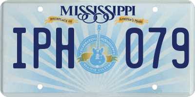 MS license plate IPH079