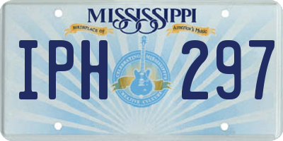 MS license plate IPH297