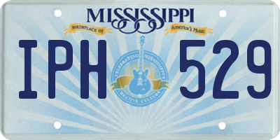 MS license plate IPH529
