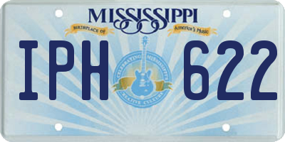 MS license plate IPH622