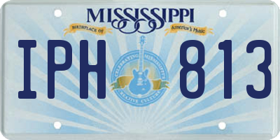 MS license plate IPH813