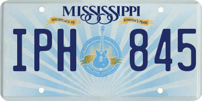 MS license plate IPH845