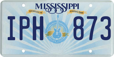 MS license plate IPH873