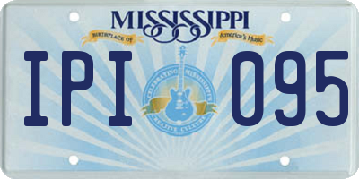 MS license plate IPI095
