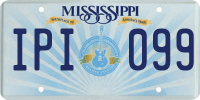 MS license plate IPI099