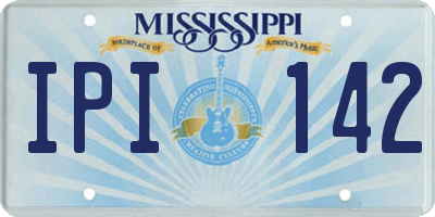 MS license plate IPI142