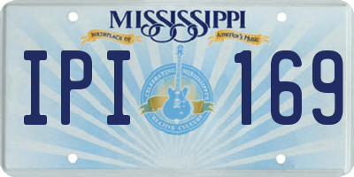 MS license plate IPI169