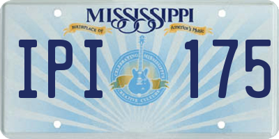 MS license plate IPI175
