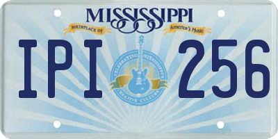 MS license plate IPI256