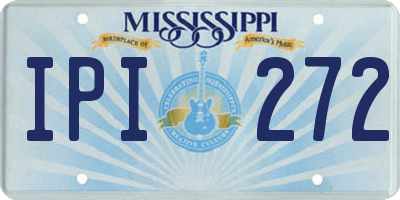 MS license plate IPI272