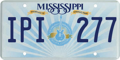MS license plate IPI277