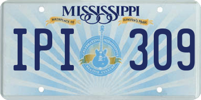 MS license plate IPI309