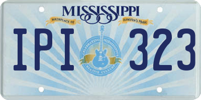 MS license plate IPI323