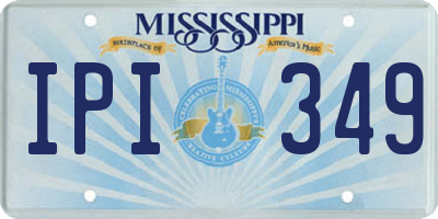 MS license plate IPI349