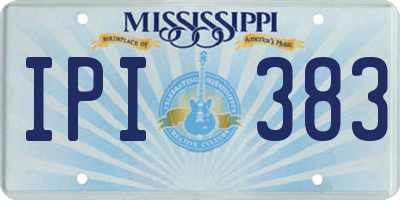 MS license plate IPI383