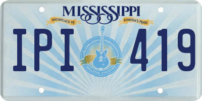 MS license plate IPI419