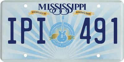 MS license plate IPI491