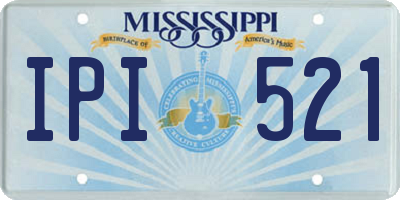 MS license plate IPI521