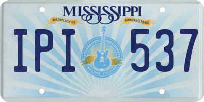 MS license plate IPI537