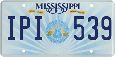 MS license plate IPI539