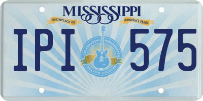 MS license plate IPI575