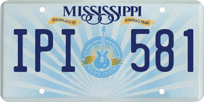 MS license plate IPI581