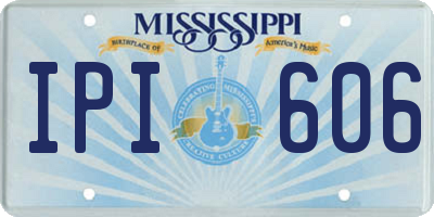 MS license plate IPI606