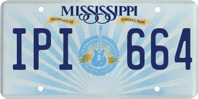 MS license plate IPI664