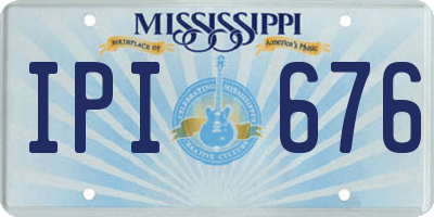 MS license plate IPI676