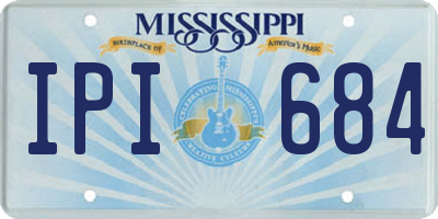 MS license plate IPI684
