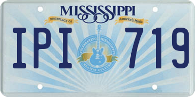 MS license plate IPI719